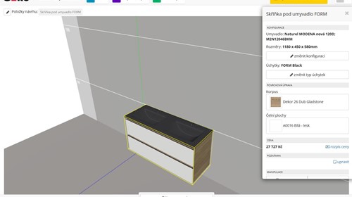 3D konfigurátor nábytku INTEDOOR / SIKO