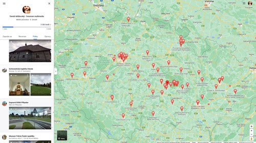 Portfolio virtuálních prohlídek na platformě Google StreetView